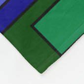 Gitter lässig fleecedecke (Ecke)