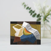 Gitter - Meloneschleife Postkarte (Stehend Vorderseite)