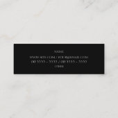 Gitter Mini Visitenkarte (Rückseite)