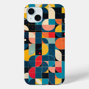 Gitter mit Kreisvariationen und Punkten Case-Mate iPhone Hülle