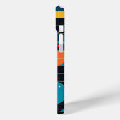 Gitter mit Kreisvariationen und Punkten Case-Mate iPhone Hülle (Rückseite / Links)