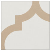 Gitter-Muster-Gewebe Mandel-Browns marokkanisches Stoff (Nahaufnahme)
