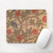 "Gitter" Tapetenentwurf, 1864 Mousepad (Mit Mouse)