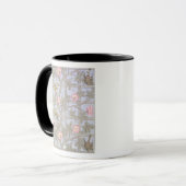"Gitter" Tapetenentwurf, 1864 Tasse (Vorderseite Links)