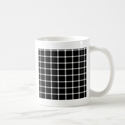 Gitter-Täuschungs-Entwurf Kaffeetasse (Rechts)
