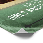 Gitter und Cowgirls Poster (Ecke)