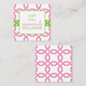 Gitter- und Korngeschenkkarten Mitteilungskarte (Vorne/Hinten)