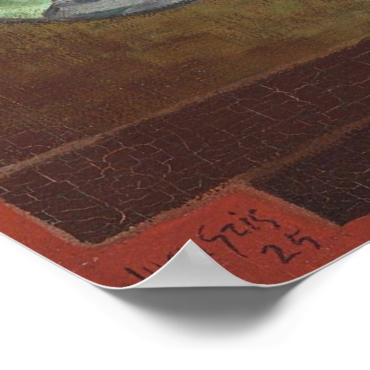 Gitter - unter der Lampe 1925 Poster (Ecke)