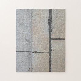 Gitter unter unseren Füßen Urbanes Geometrie-Puzzl Puzzle