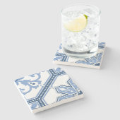 Gitterblüte Steinuntersetzer (Seitenansicht)