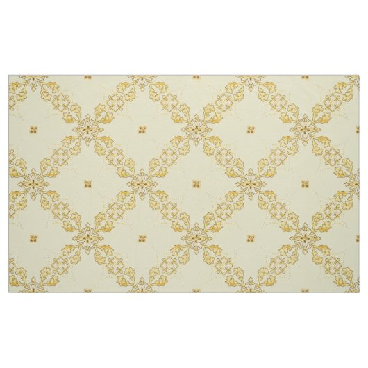 Gitterdesign von geometrischen und blattförmigen M Stoff (Fat Quarter (45,7 x 55,9 cm))