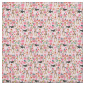 Gitterfuchs Terrakos Vintage Blüten rosa Stoff (Muster)