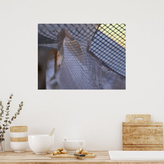 Gittergewebe Poster (Küche)