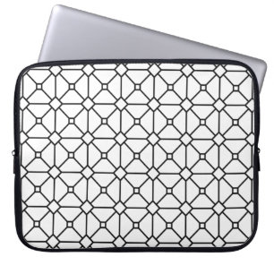 Gitterlinie des Mesh-Musters Laptopschutzhülle