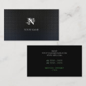 Gittermetall Visitenkarte (Vorne/Hinten)