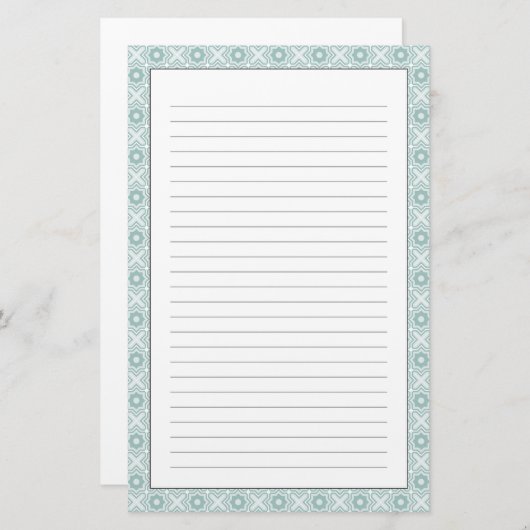 Gittermuster Briefpapier (Vorne/Hinten)