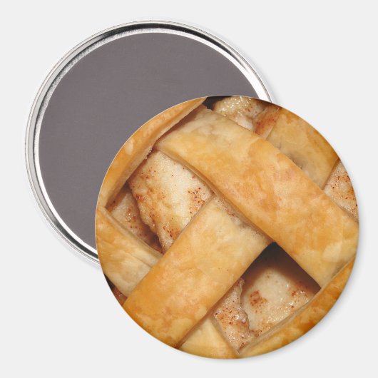 Gitterrust-Magnet für Apfelkuchen Magnet (Vorderseite/Rückseite)