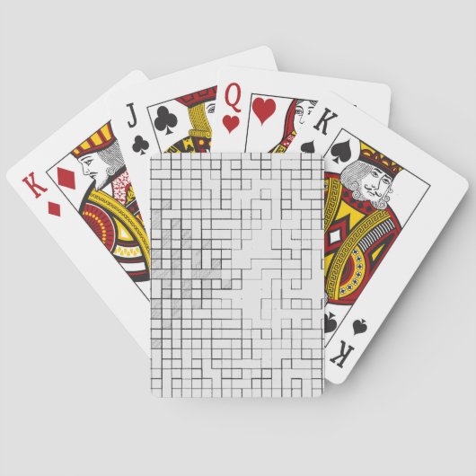 Gittersperrende Spielkarten (Rückseite)
