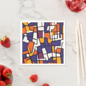 Gitterstau-Traum Abstract Serviette (Beispiel)