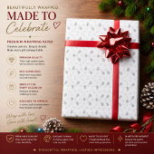 Gitterüberlagerungstextur - Minimaler Tech-Wrap-De Geschenkpapier