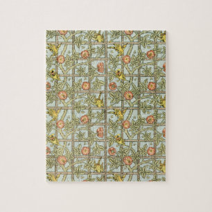 Gitterwerk von William Morris, Vintage-Gartentexti Puzzle