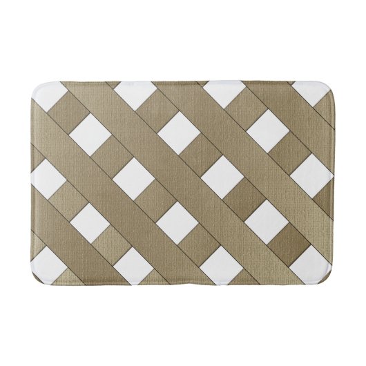 Gitterzaun von Shirley Taylor Badematte (Vorderseite)