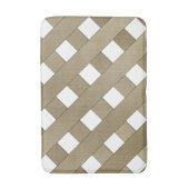 Gitterzaun von Shirley Taylor Badematte (Vorderseite Vertikal)