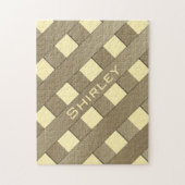 Gitterzaun von Shirley Taylor Puzzle (Vertikal)