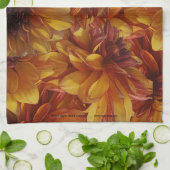 Gitt's Crazy Dahlia Geschirrtuch (Gefaltet)
