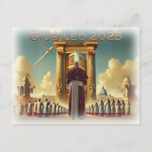 Giubileo 2025 Vaticano, Souvenir viaggio, Regalo. Postkarte