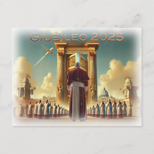 Giubileo 2025 Vaticano, Souvenir viaggio, Regalo. Postkarte (Vorderseite)