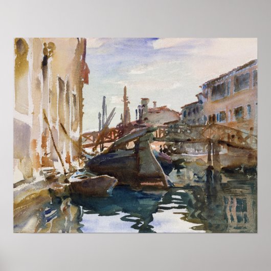 Giudecca (1913) von John Singer Sargent Poster (Vorne)