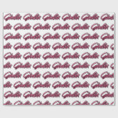 Giulia faded pink personalisiertes Geschenkpapier (Flach)
