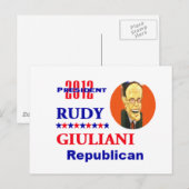 GIULIANI 2012 Postkarte (Vorne/Hinten)