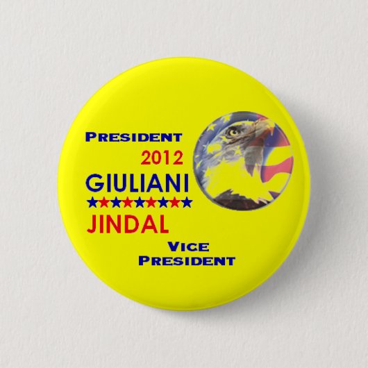 GIULIANI JINDAL 2012 Knopf Button (Vorderseite)