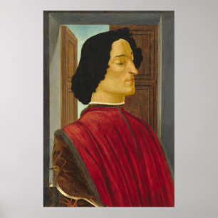 Giuliano Medici, Sandro Botticelli Kunstdruck Post Poster