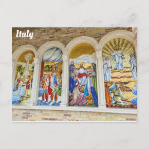 Giulianova Italien Mosaik Travel Foto Postkarte