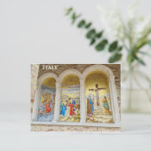 Giulianova Italien Mosaik Travel Foto Postkarte (Stehend Vorderseite)