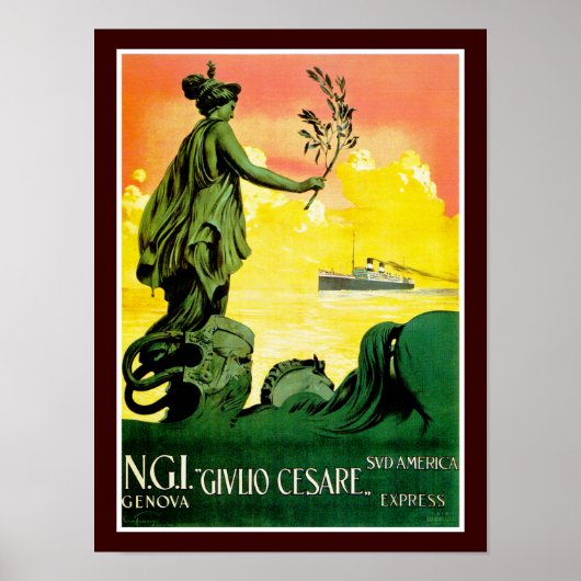 Giulio Cesare ~ Süd Amerika Express Poster (Vorne)