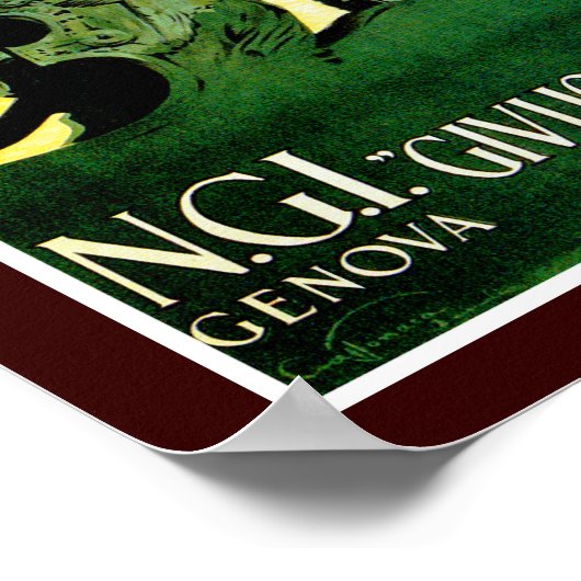 Giulio Cesare ~ Süd Amerika Express Poster (Ecke)