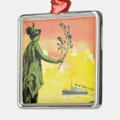 Giulio Cesare ~ Süd Amerika Express Silbernes Ornament (Links)