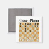 Giuoco Piano Magnet (Vorderseite/Rückseite)