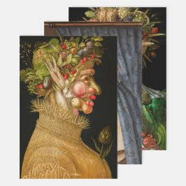 Giuseppe Arcimboldo - Auswahl der Meisterwerke Geschenkpapier Set