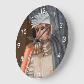 Giuseppe Arcimboldo - Der Bibliothekar Große Wanduhr (Winkel)