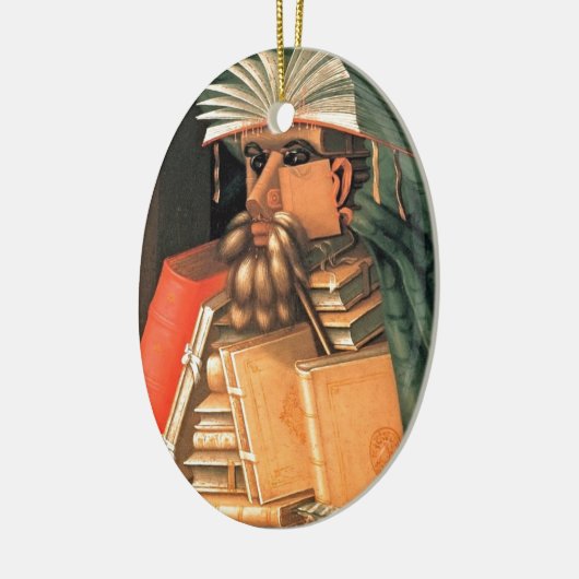 Giuseppe Arcimboldo -- der Bibliothekar Keramikornament (Links)