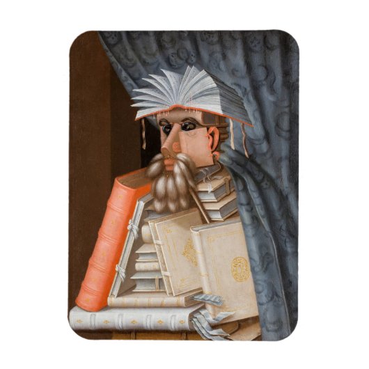 Giuseppe Arcimboldo - Der Bibliothekar Magnet (Vertikal)