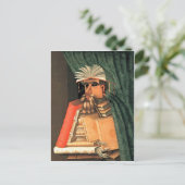 Giuseppe Arcimboldo — der Bibliothekar Postkarte (Stehend Vorderseite)