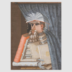 Giuseppe Arcimboldo - Der Bibliothekar Seidenpapier