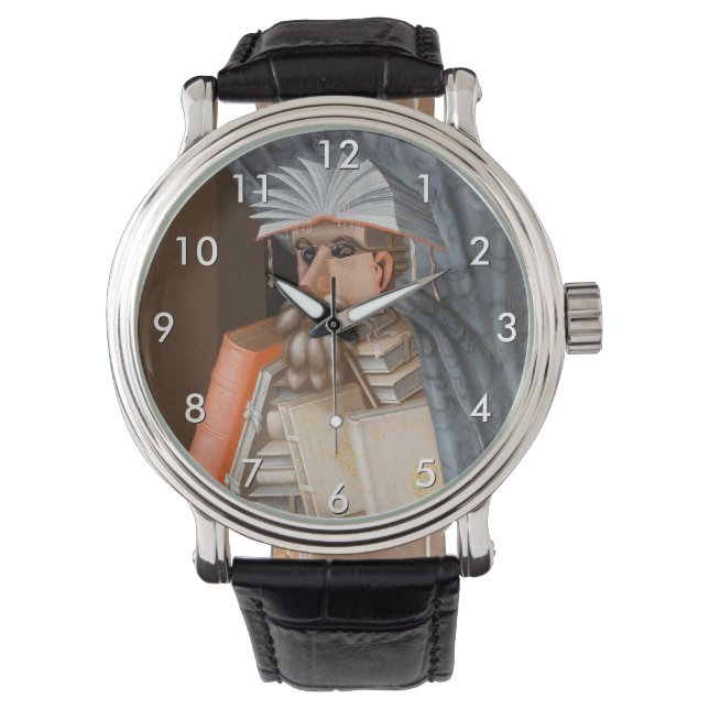Giuseppe Arcimboldo - Die Bibliothekare Armbanduhr (Vorderseite)