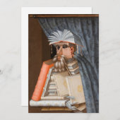 Giuseppe Arcimboldo - Die Bibliothekare Dankeskarte (Vorne/Hinten)